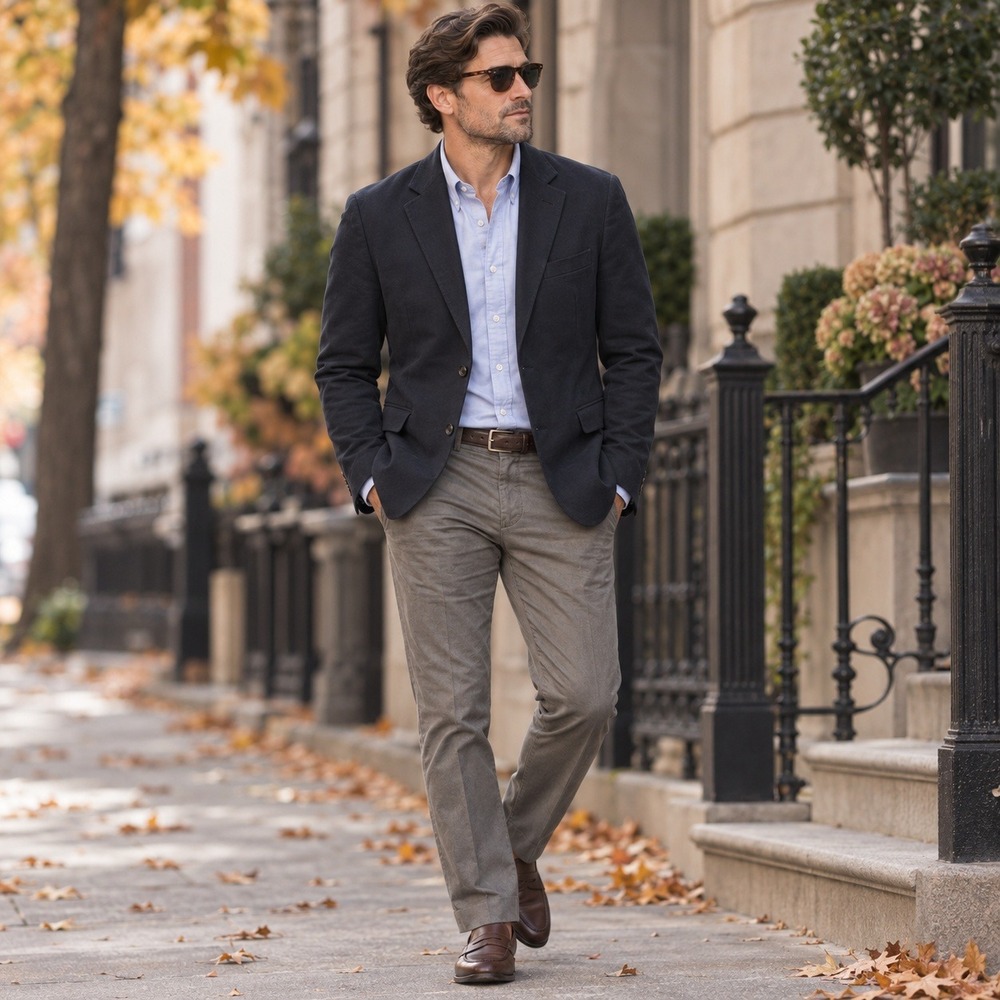 J.Crew Ludlow 38S Dark Navy Cotton Blazer Italian Carpini Sport Coat A0491